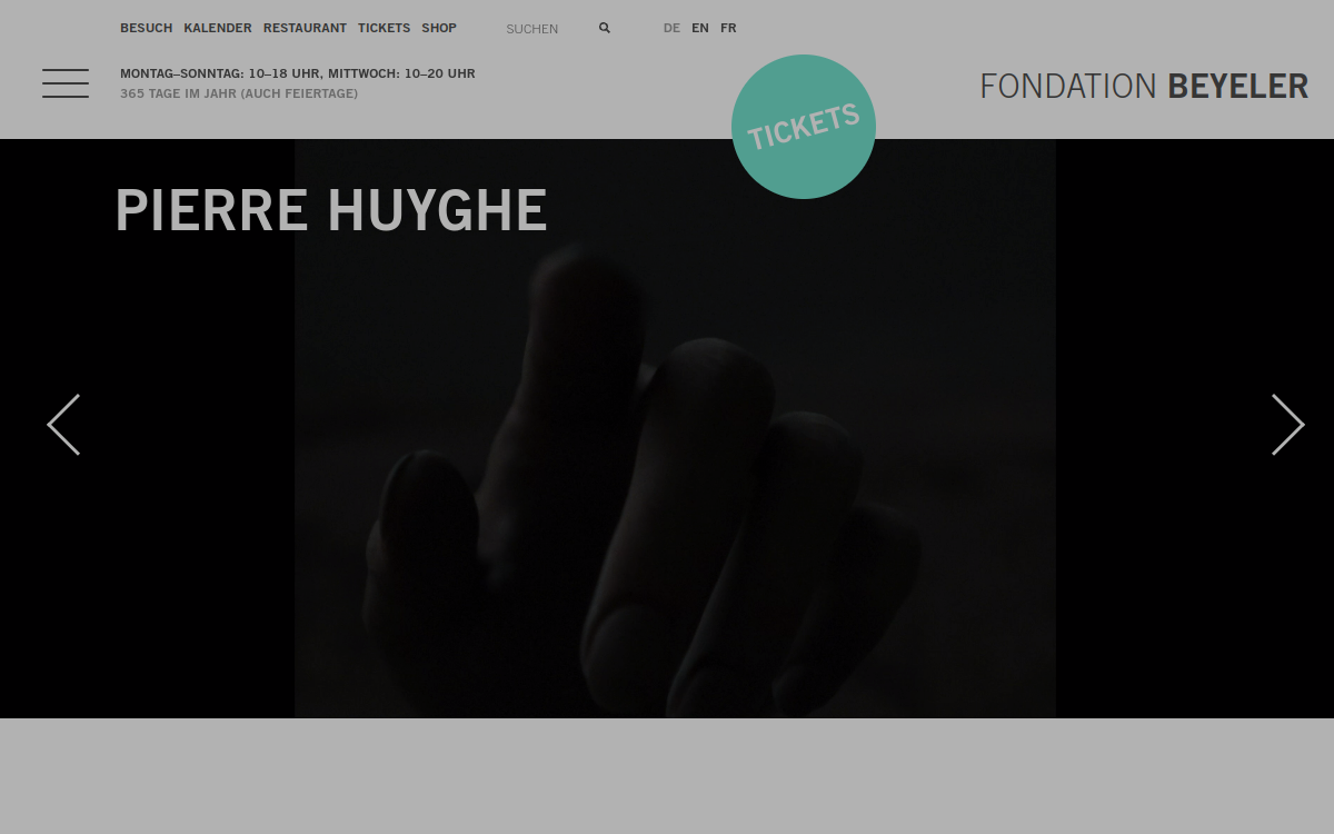 Fondation Beyeler | Moderne & zeitgenössische Kunst